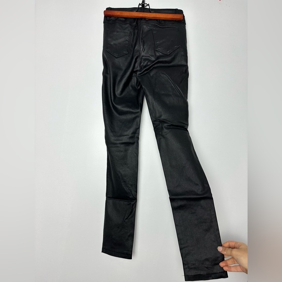 Faux leather black pants - Picture 3 of 3